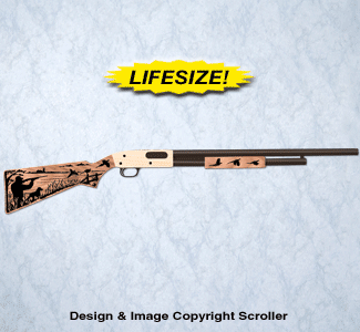 Pheasant Shotgun Wall Art Pattern