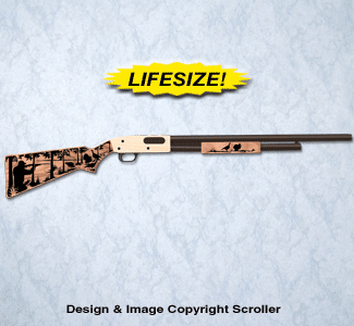 Turkey Shotgun Wall Art Pattern