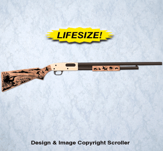 Duck Shotgun Wall Art Pattern