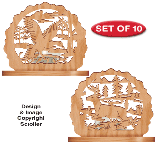 Wildlife Tea Light Holder Design Patterns