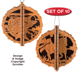 Designmuster für geschlitzte Wildtierornamente