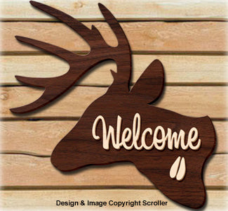 Deer Welcome Sign Pattern - The Winfield Collection