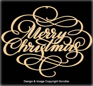 Merry Christmas Wall Art Pattern - The Winfield Collection