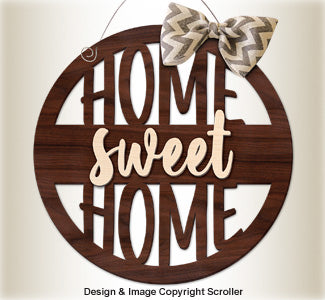 Home Sweet Home Wandkunst Muster
