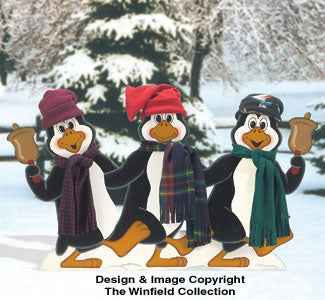 Penguin Kickline Woodcrafting Pattern(F)