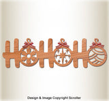 Ho-Ho-Ho-Weihnachtsdekor-Muster