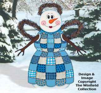 Quilted Snow Angel Woodcraft Pattern