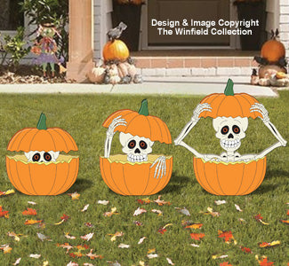 Peek-A-Boo Skeleton Woodcraft Pattern - The Winfield Collection