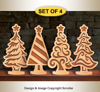 Decorative Mantle Trees Pattern