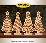 Decorative Mantle Trees Pattern