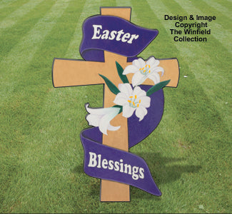 Easter Cross Color Poster