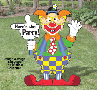 Clown Party Color Poster