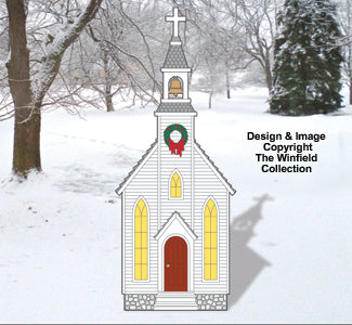 Country Church Color Poster
