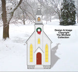 Country Church Color Poster