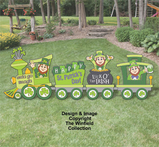 St Patricks Train Color Poster