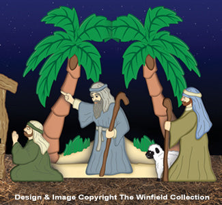 Large Colorful Silent Night #2 Pattern (Shepherds) - The Winfield Collection