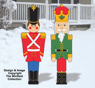 Small Toy Soldier and Nutcracker Color Posters