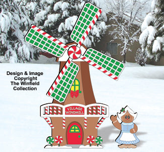 Gingerbread Windmill Poster