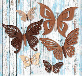 Elegant Butterflies Pattern Set - The Winfield Collection