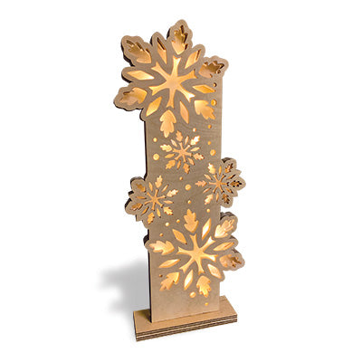 Lighted Snowflake Display Pattern