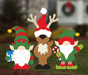 Christmas Gnome Set (W2295 & W2301)