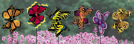 Beautiful Butterfly Whirligigs