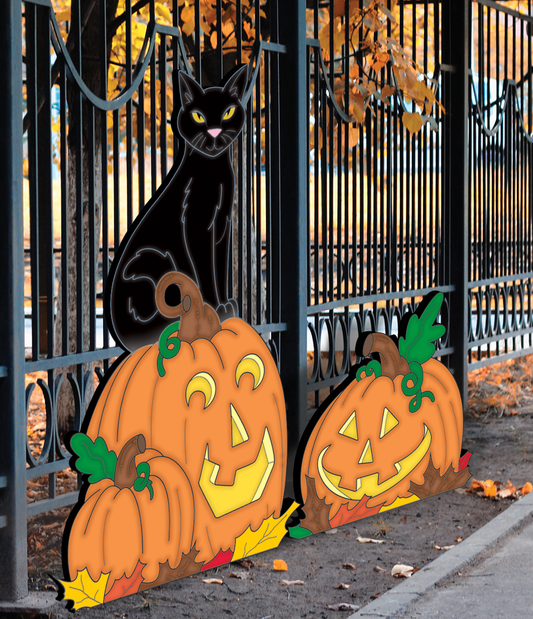 Pumpkin Perch Woodcraft Pattern - The Winfield Collection