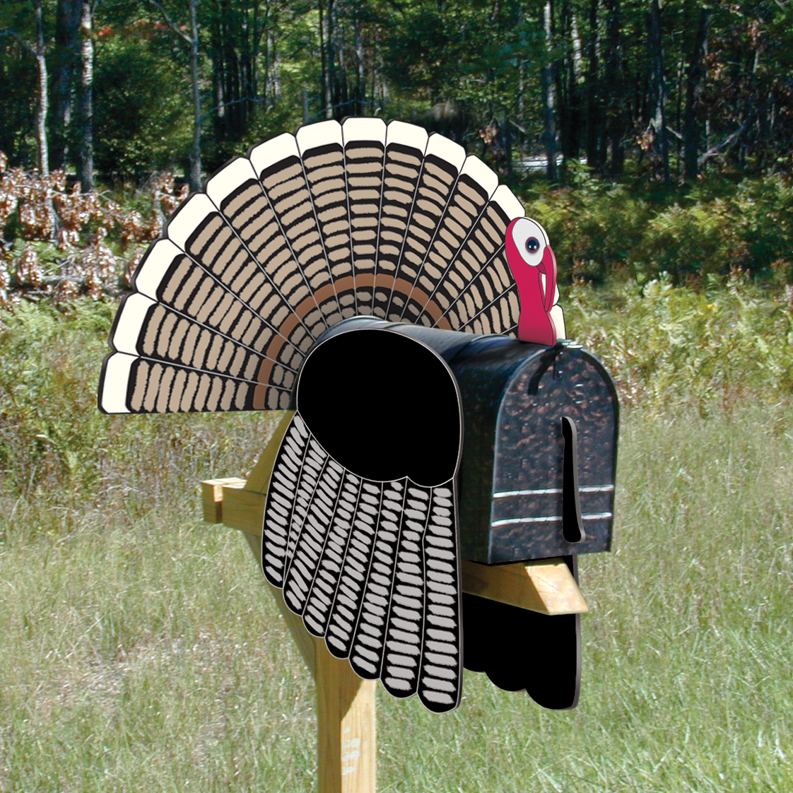 Turkey Mailbox Topper