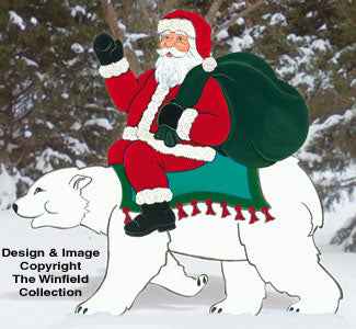 Polar Bear Express Woodcraft Pattern