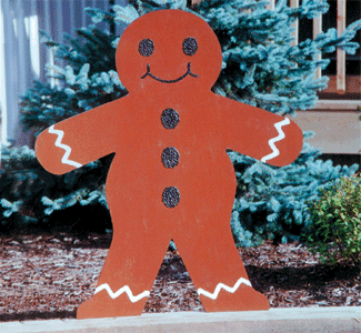 Gingerbread People Woodcraft Pattern