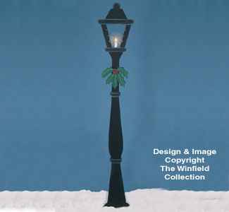 Street Lamp Woodcrafting Pattern