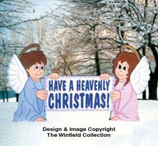 Heavenly Christmas Sign Woodcraft Pattern(F)