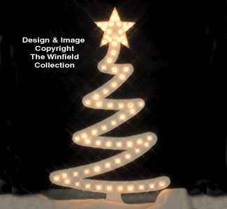 Elegant Evergreen Woodcraft Pattern