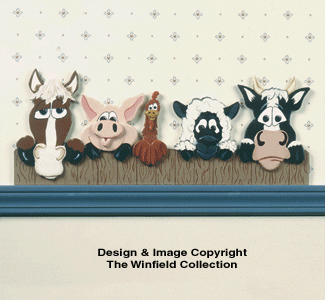 Animal Door Toppers Woodcraft Pattern(F) - The Winfield Collection