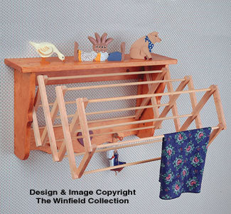 Drying Rack Shelf Wood Project Plan