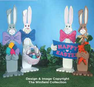Easter Bunnies Woodcraft Pattern