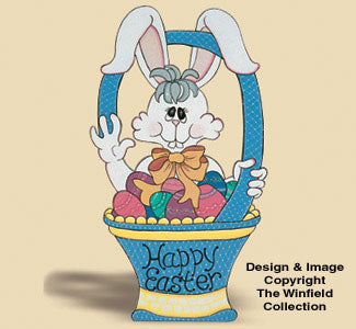 Happy Easter Wabbit Woodcraft Pattern