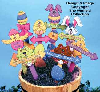 Egg Hunt Markers Woodcraft Pattern