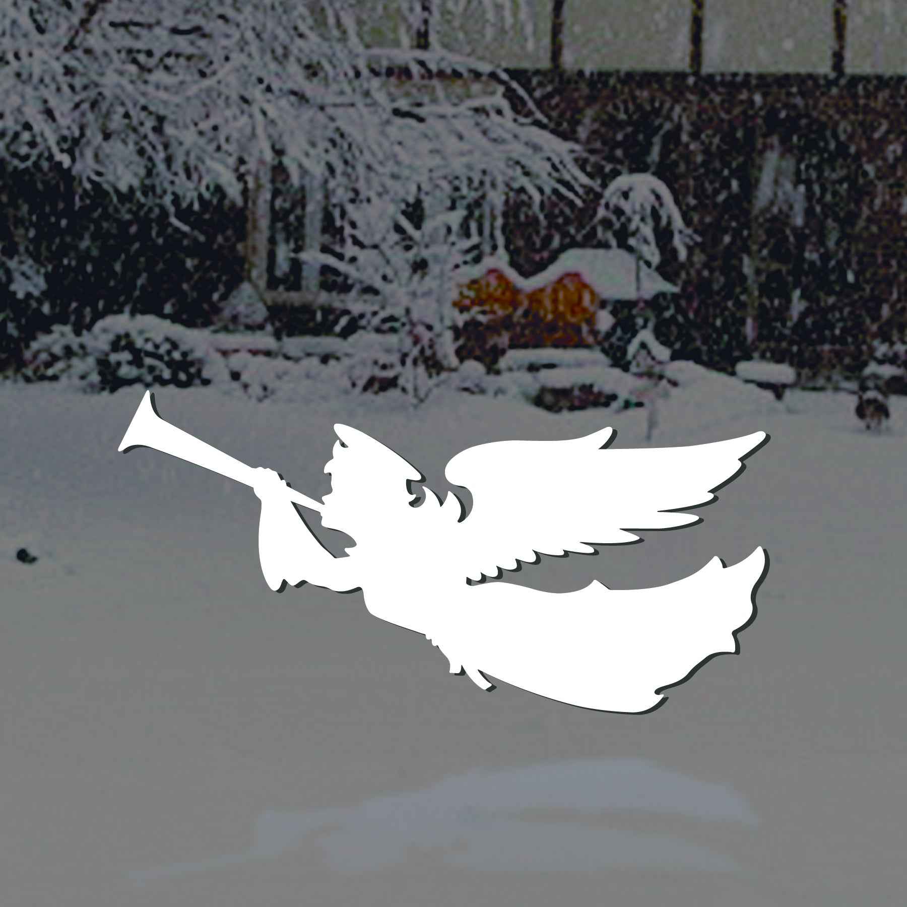 Flying White Shadow Angel Pattern