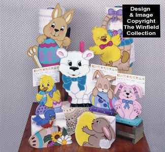Crazy For Easter Woodcraft Pattern(F)
