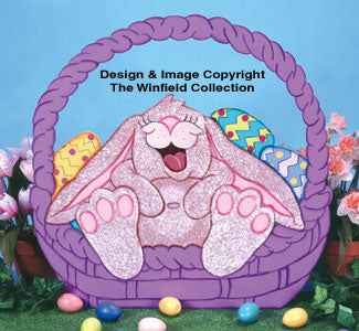 Bunny Basket Woodcraft Pattern(F)