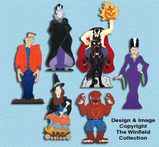 Wall Monsters Woodcraft Pattern