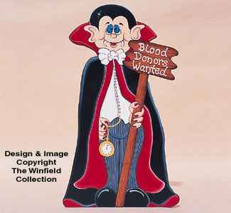 Count Dracula Woodcraft Pattern