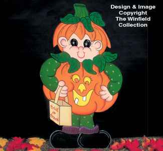 Pumpkin Trick Or Treater Pattern
