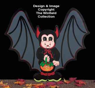 Bat Trick Or Treater Woodcraft Pattern(F)