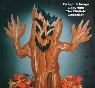 Haunted Tree Woodcraft Pattern(F)