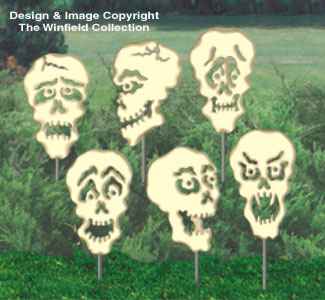 Scary Skull Cutouts Woodcraft Patterns