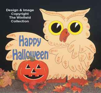 Owl Halloween Sign Pattern(F)