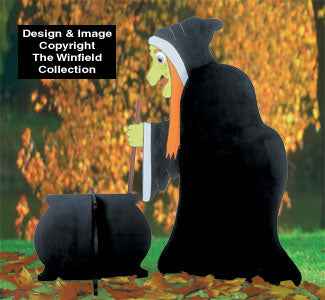 Halloween Hag Woodcraft Pattern