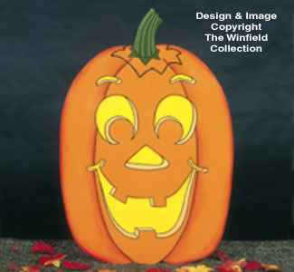 Giant Yard Pumpkin Woodcraft Pattern